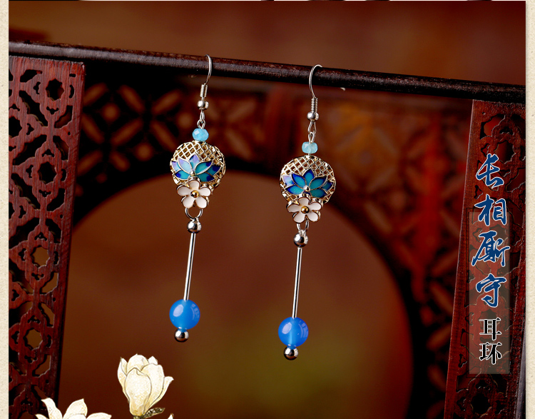 長相廝守耳環(huán)，鏤空雕花首飾