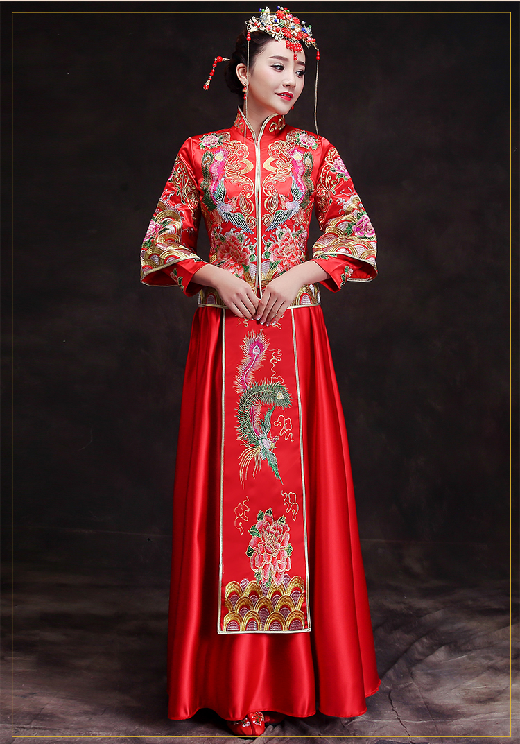 復(fù)古風(fēng)新娘禮服，時尚驚艷中式禮服