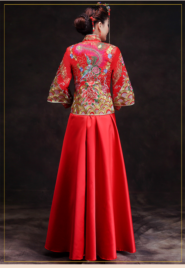 復(fù)古風(fēng)新娘禮服，時尚驚艷中式禮服