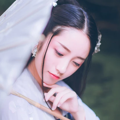 清秀女生頭像，唯美古風(fēng)真人頭像