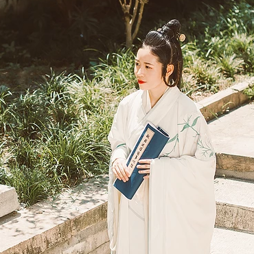 優(yōu)雅白衣女子頭像，唯美古風(fēng)真人頭像