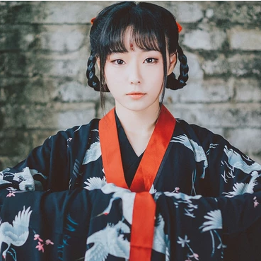 俏皮可愛漢服女子頭像，唯美古風(fēng)真人頭像