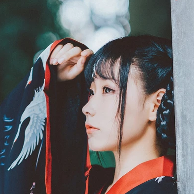 俏皮可愛漢服女子頭像，唯美古風(fēng)真人頭像