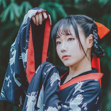 俏皮可愛漢服女子頭像，唯美古風(fēng)真人頭像