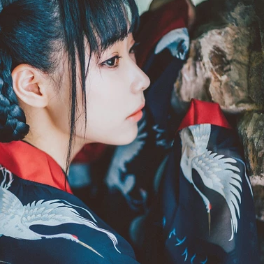 俏皮可愛漢服女子頭像，唯美古風(fēng)真人頭像