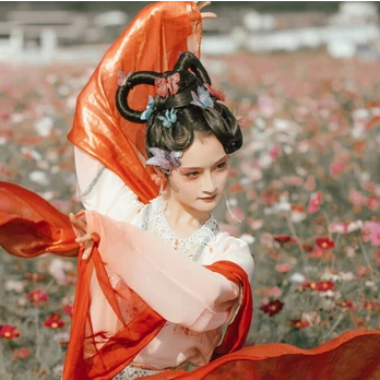 嫵媚嬌艷女子頭像，唯美古風(fēng)真人頭像