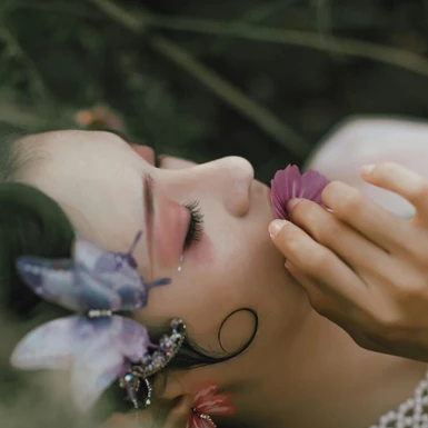 嫵媚嬌艷女子頭像，唯美古風(fēng)真人頭像