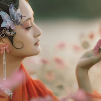 嫵媚嬌艷女子頭像，唯美古風(fēng)真人頭像