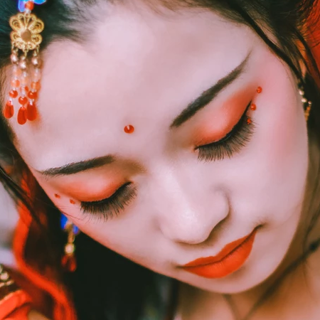 嬌艷女子頭像，唯美古風(fēng)真人頭像