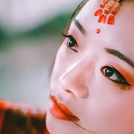 嬌艷女子頭像，唯美古風(fēng)真人頭像