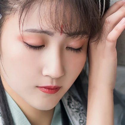 古典琵琶女子頭像，唯美古風(fēng)真人頭像