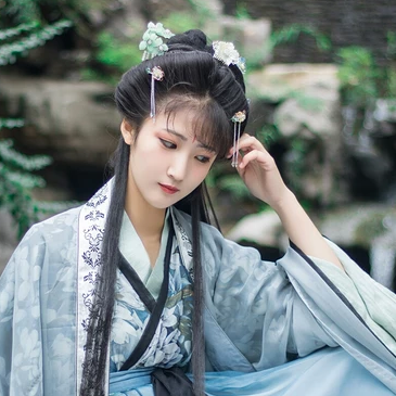 古典琵琶女子頭像，唯美古風(fēng)真人頭像