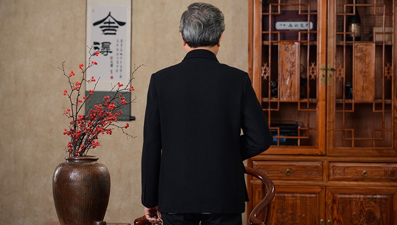 福連文苑民國(guó)中華立領(lǐng)中山裝