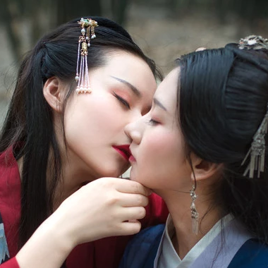 竹林閨蜜頭像，唯美古風(fēng)真人頭像