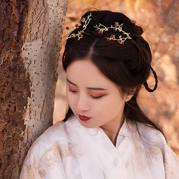 傷感流淚帶傘頭像，唯美古風(fēng)真人頭像