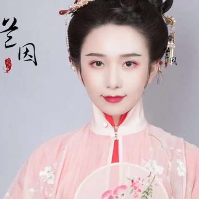 古典帶團(tuán)扇女生頭像，唯美古風(fēng)真人頭像