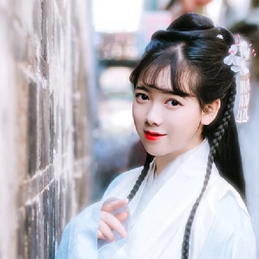 淡雅女生頭像，唯美古風(fēng)真人頭像
