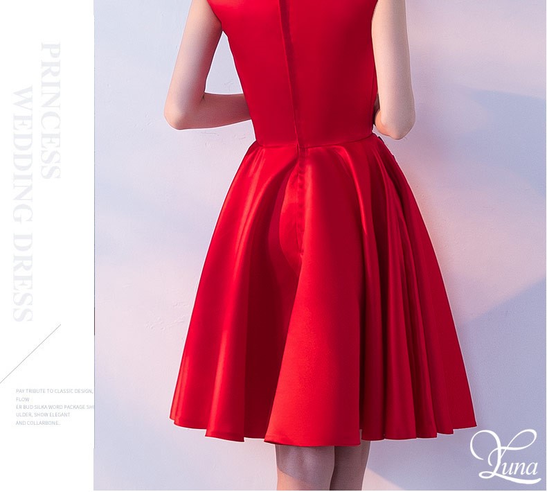 時尚福連文苑中式禮服，芍藥繡花新娘結(jié)婚禮服