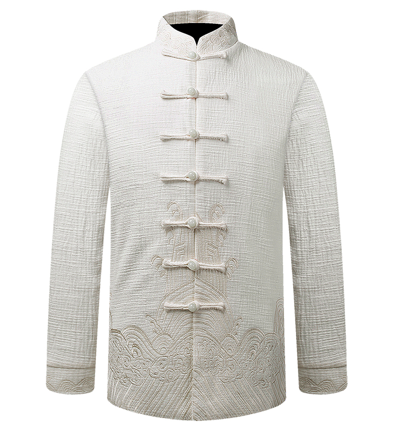 古典刺繡男士唐裝，復(fù)古風(fēng)中式唐裝
