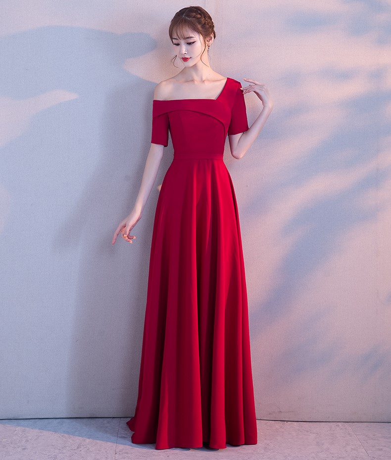 性感露肩中式禮服，甜美氣質(zhì)晚禮服