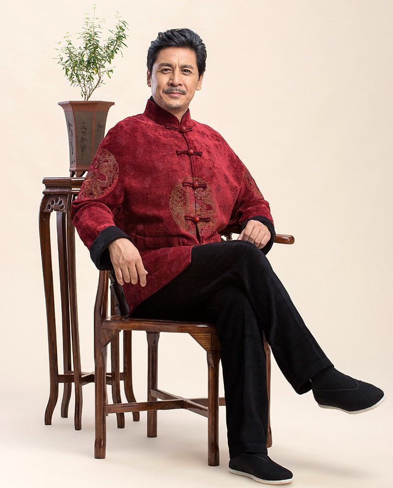 中式唐裝棉襖，福連文苑外套