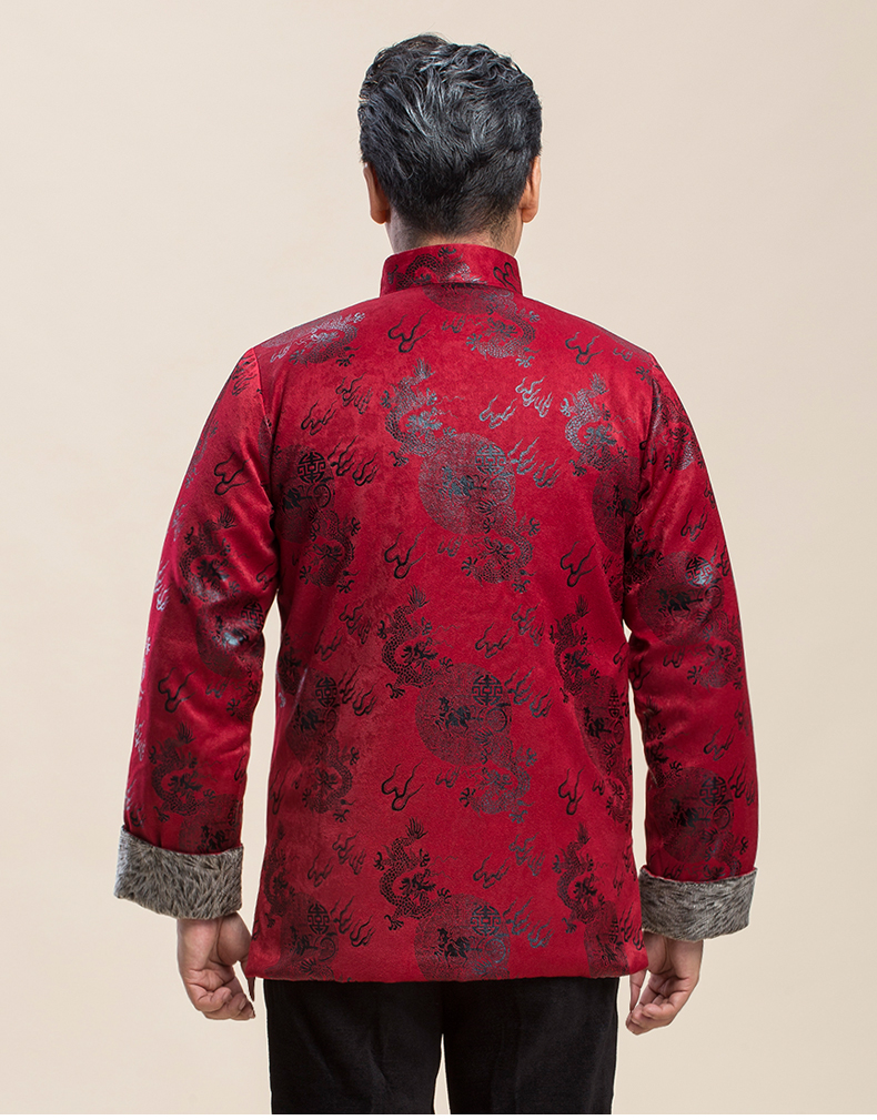 喜慶唐裝禮服外套，復古風男士唐裝