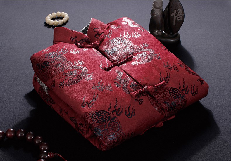 喜慶唐裝禮服外套，復古風男士唐裝