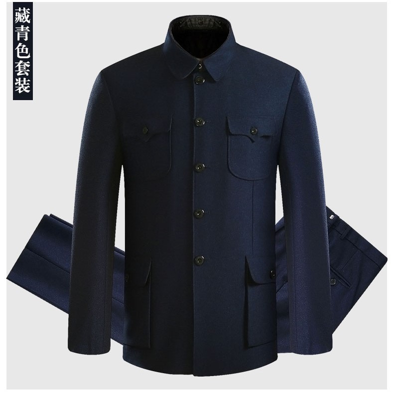 經典復古中式外套男士中山裝