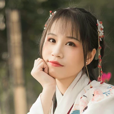 清新可愛漢服女生頭像，唯美古風(fēng)真人頭像