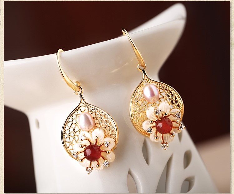 福連文苑時尚氣質耳環(huán)首飾