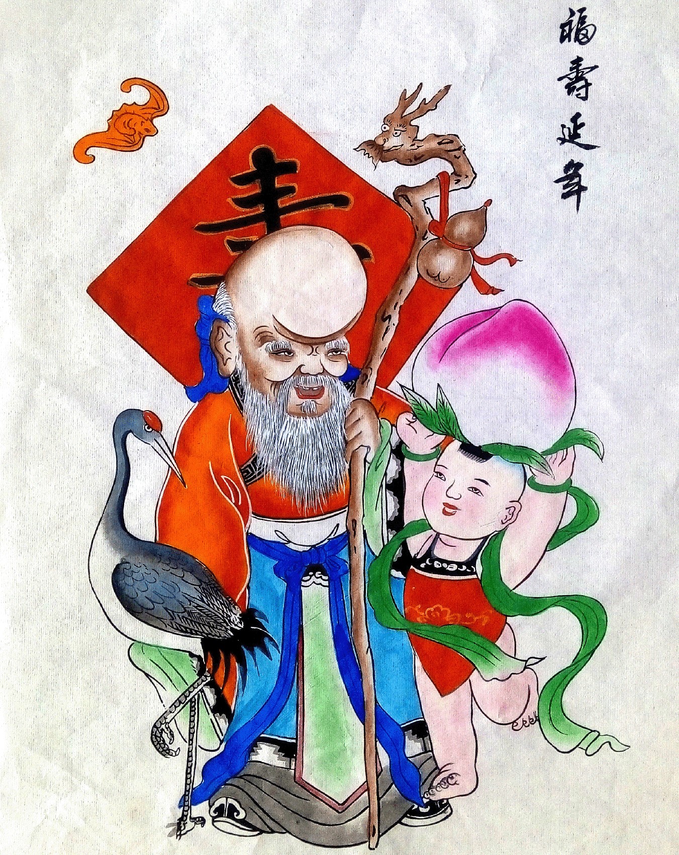 10款唯美生動年畫娃娃，古風手繪中國年畫