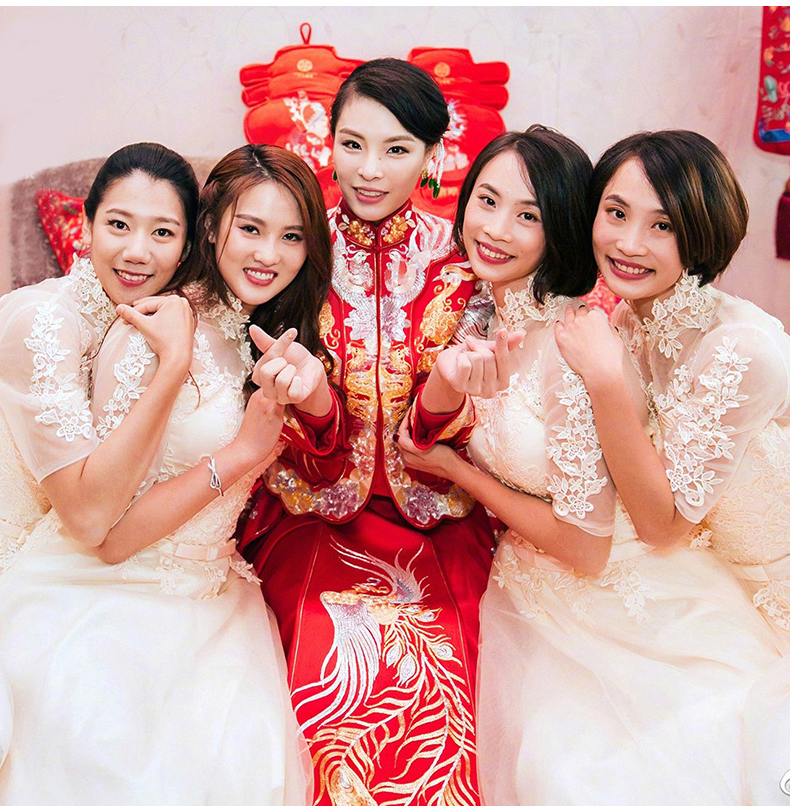 最美福連文苑中式禮服新娘,中式婚禮圖片