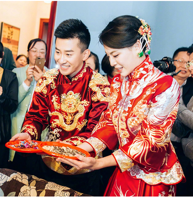 最美福連文苑中式禮服新娘,中式婚禮圖片