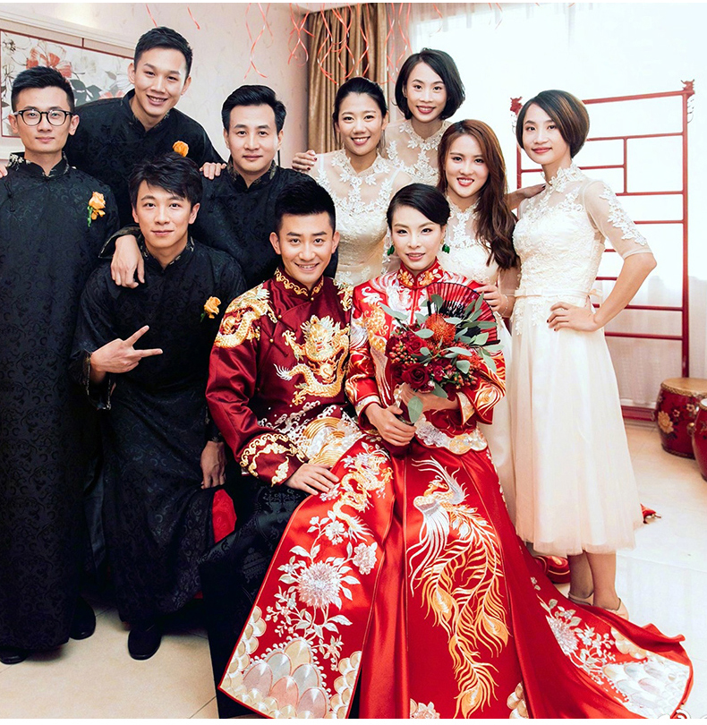 最美福連文苑中式禮服新娘,中式婚禮圖片