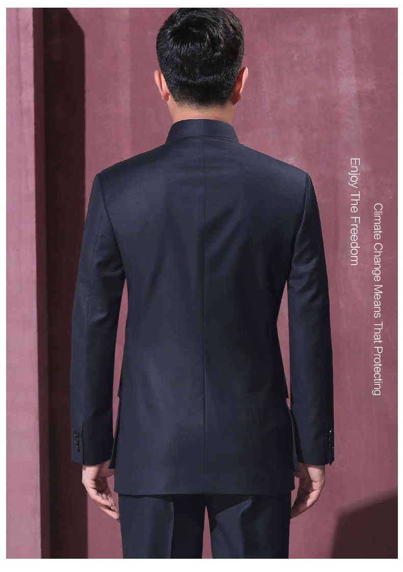 福連文苑修身國服領(lǐng)導(dǎo)毛式中山裝