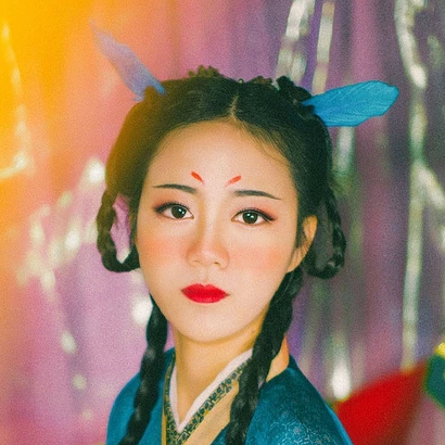 精靈可愛女生頭像，唯美古風(fēng)真人頭像