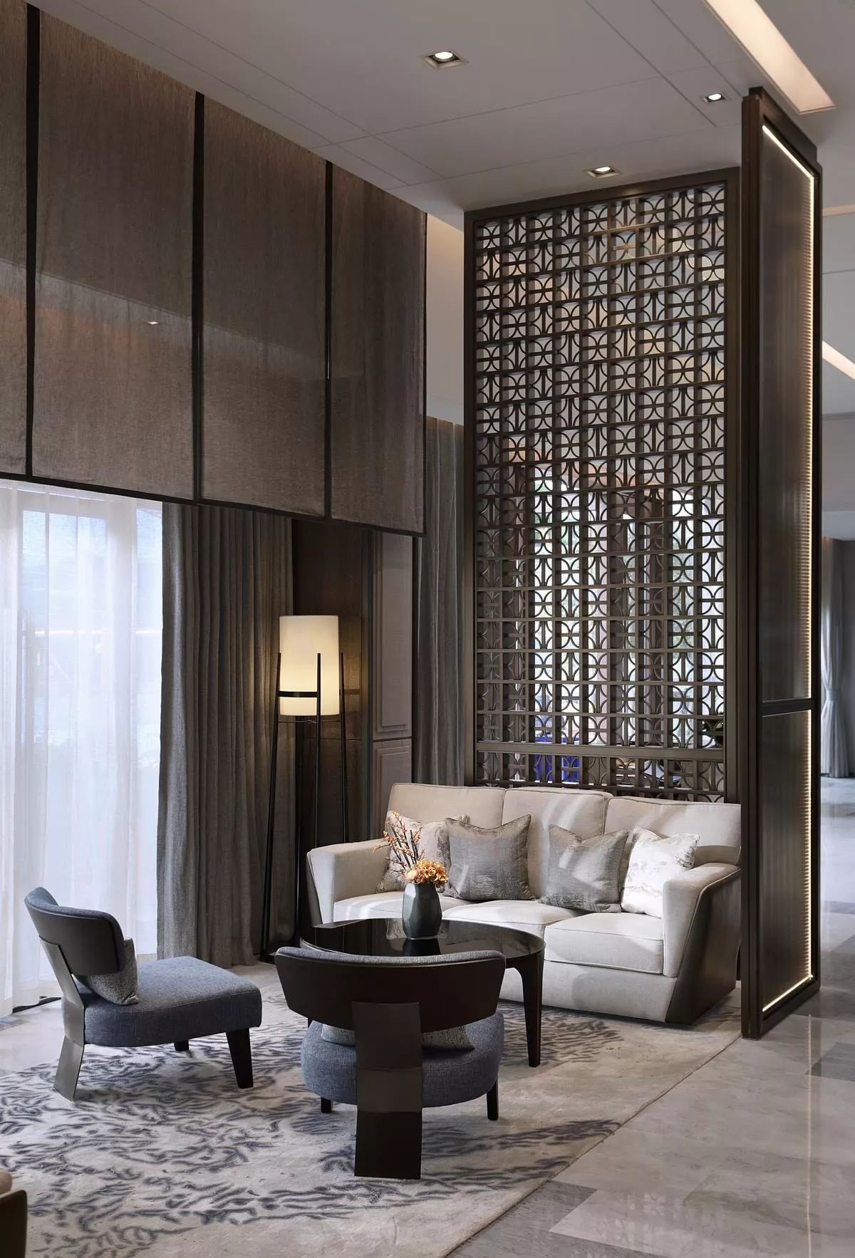 文人風尚的新中式裝修設(shè)計：廣州融創(chuàng)御園