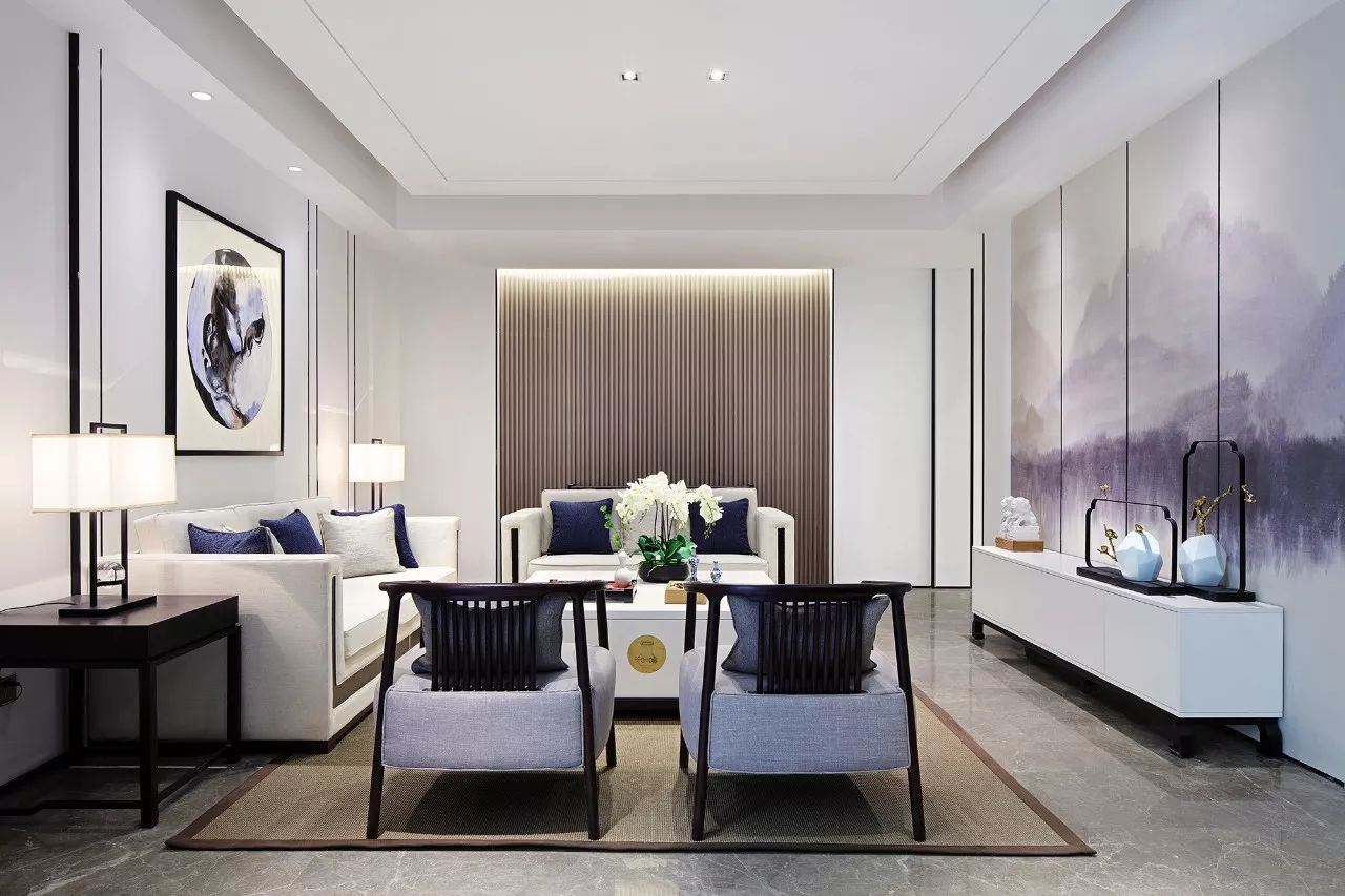 雙拼別墅樣板房：禪意留白的東方中式之美！