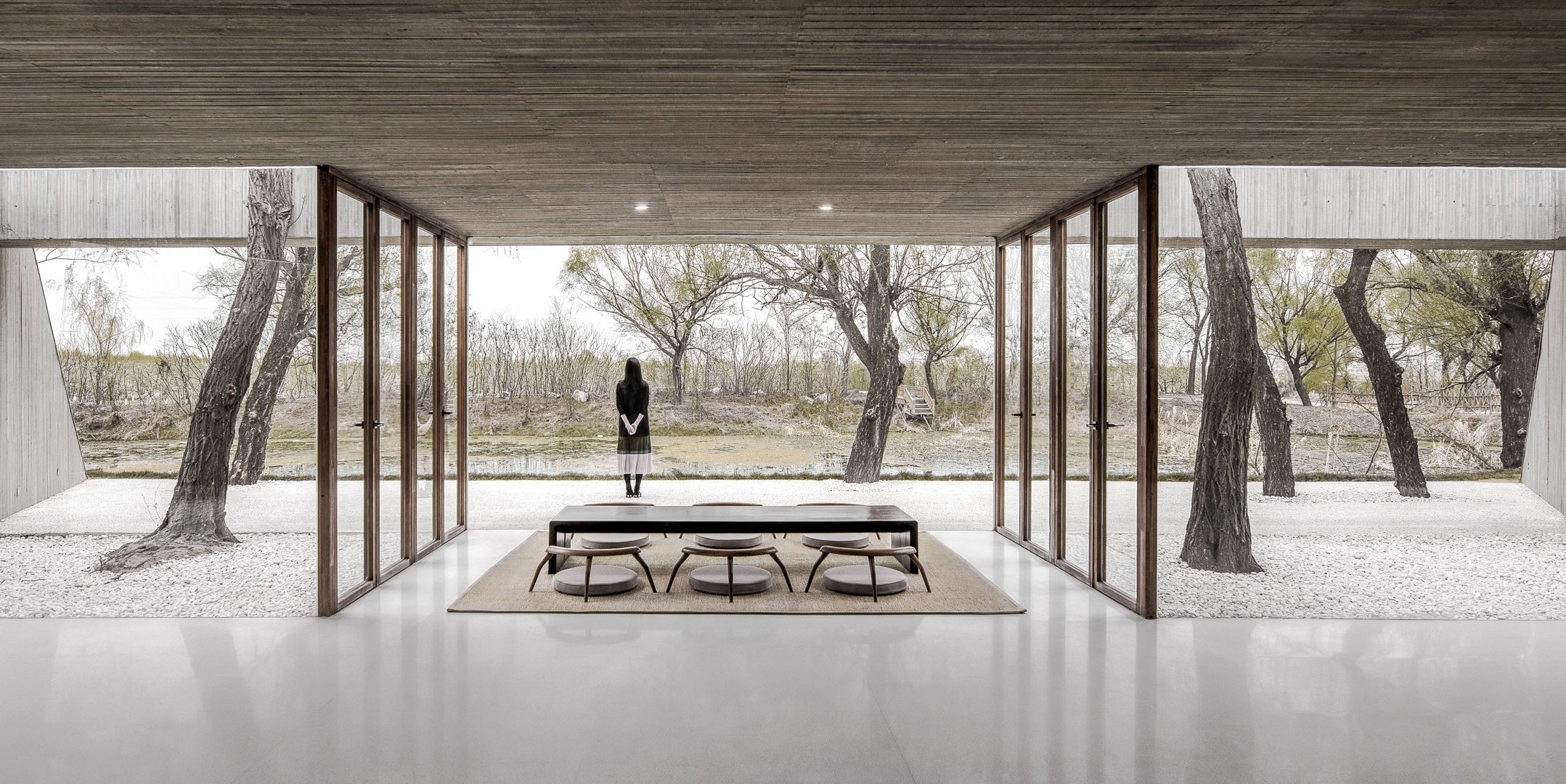 佛系新中式建筑，河北水岸佛堂！