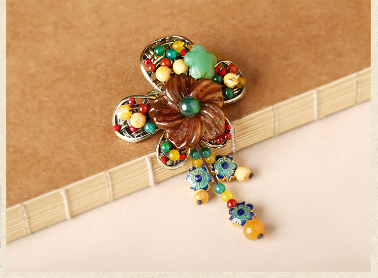 復古民族風大胸花優(yōu)雅胸針飾品