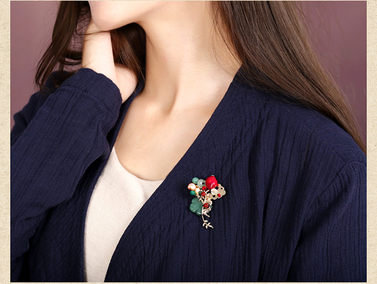 簡約時(shí)尚民族風(fēng)胸花配飾胸針飾品