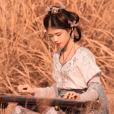 文藝小清新女生頭像，唯美古風真人頭像