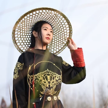 霸氣斗笠?guī)П髋^像，唯美古風(fēng)真人頭像