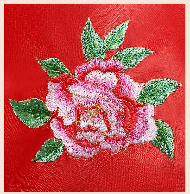 花藺中式新娘頭飾紅蓋頭，唯美中國結(jié)喜帕新娘