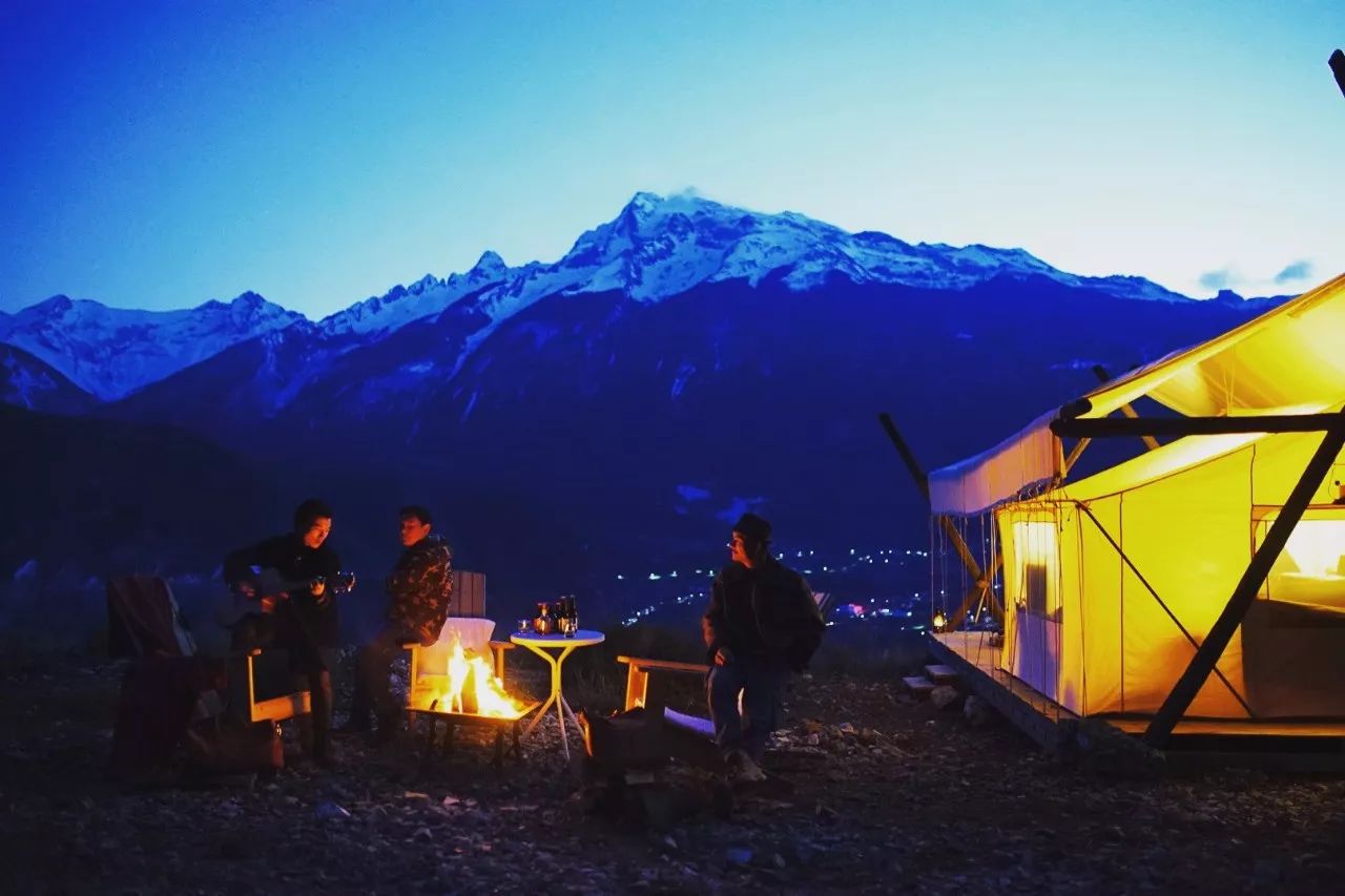 云階·格蘭平營地，踩著云一步步登上哈巴雪山