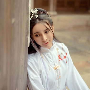 漢服清新女生頭像，唯美古風(fēng)真人頭像