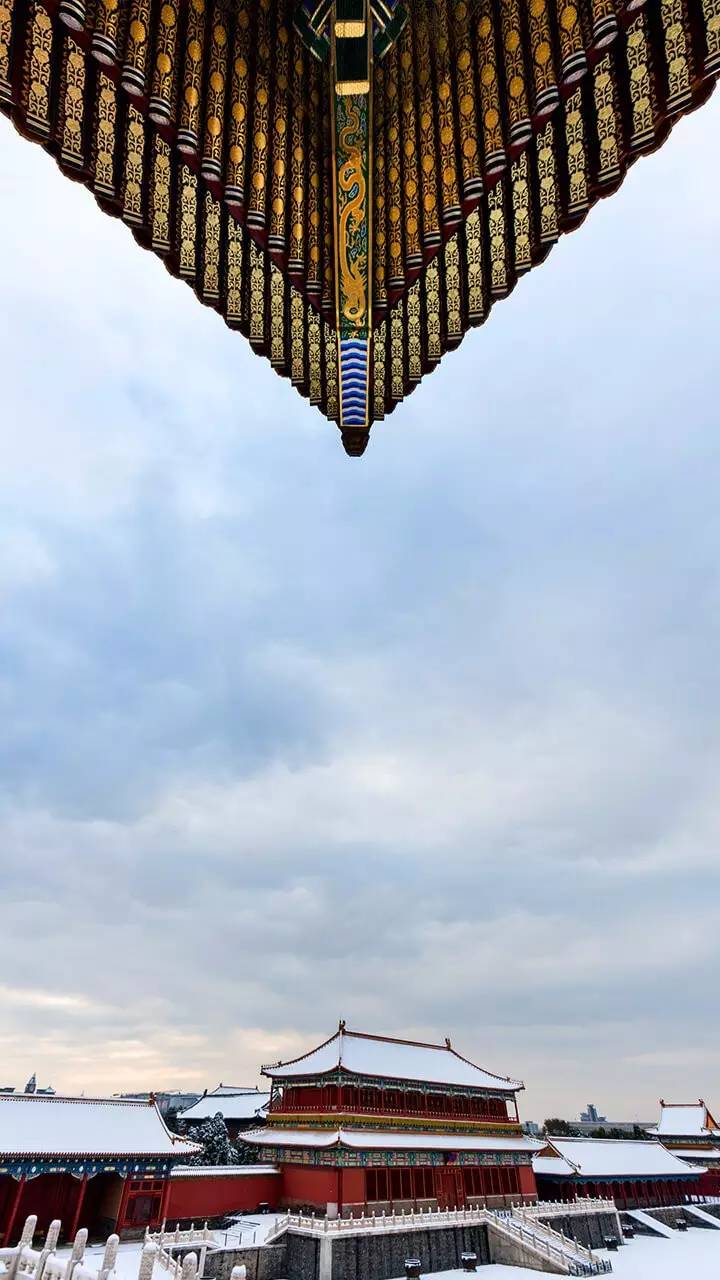 最美中國(guó)古建筑：紫禁城下雪了！