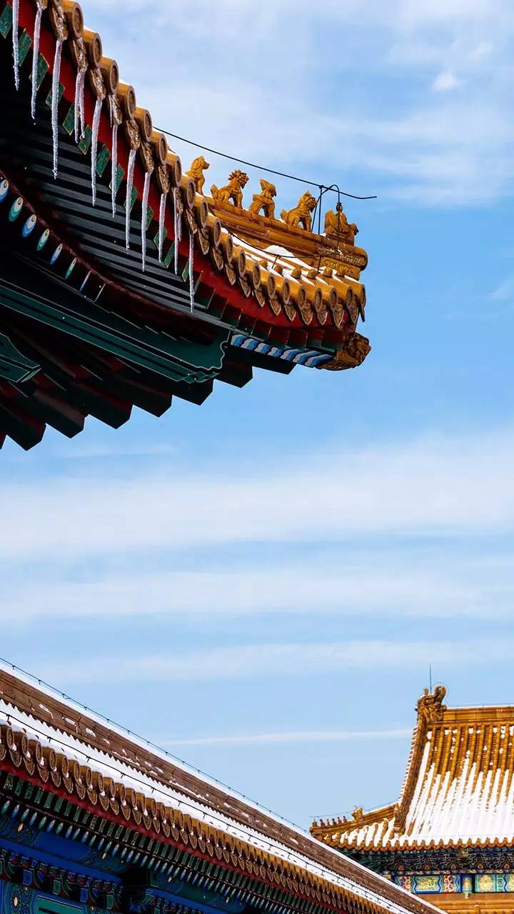 最美中國古建筑：紫禁城下雪了！