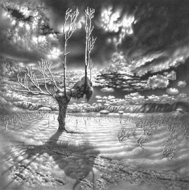 畫雪成魔黑白插畫：純粹用心把一件事反復(fù)做