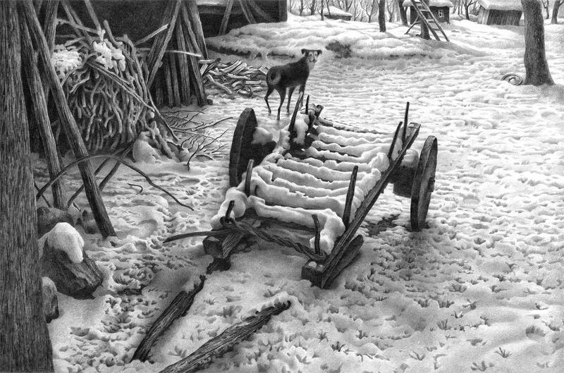 畫雪成魔黑白插畫:純粹用心把一件事反復(fù)做